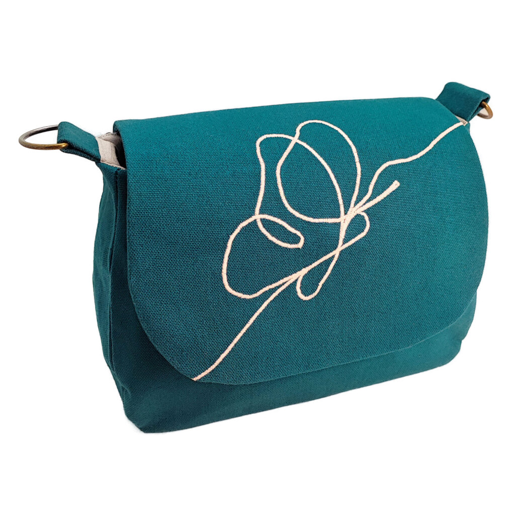 Wandelbare bestickte Boho Satchel Umhängetasche