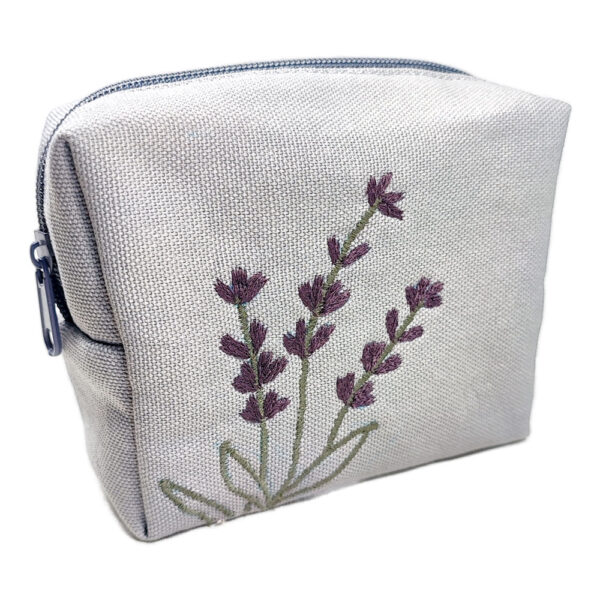 Hochwertige kleine bestickte Accessory Pouch Stoff-Tasche Mai