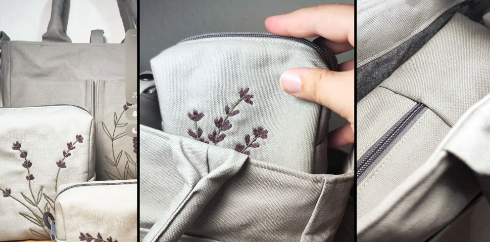 Taschen besser organisieren mit Pouches anstatt vielen Fächern
