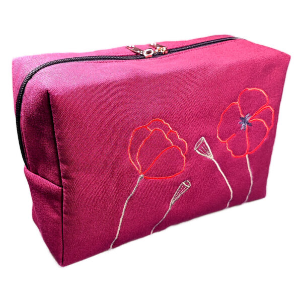 Exklsuiv bestickte Pouch Stoff-Tasche Molly