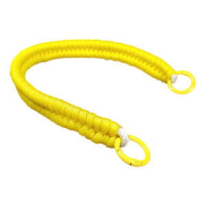 Handmade Paracord Taschenanhänger Cindy Gelb