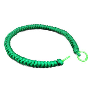 Handmade Paracord Taschen-Anhänger Frieda grün