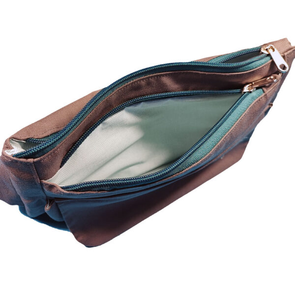 Handgemachte 2 Taschen Cross Body Belly Bag Bauchtasche Tjark – Bild 5