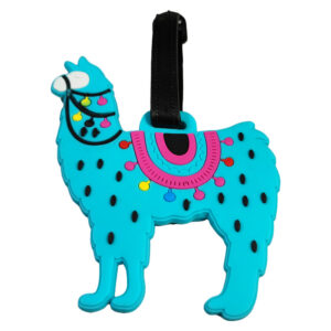 Bunter Lama Taschen und Kofferanhänger Lamalel