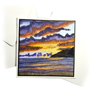 Handgemalte Aquarellkarte Maresia